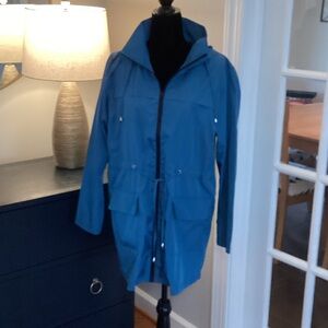 Stylish Women's Blue Utility Jacket